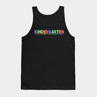 Funny Kindergarten Teacher Apparel For Back To School Tank Top